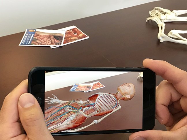 augmented reality body table phone